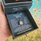 [To my wife] - One Rose, One Love box w/ Romantic Message Card