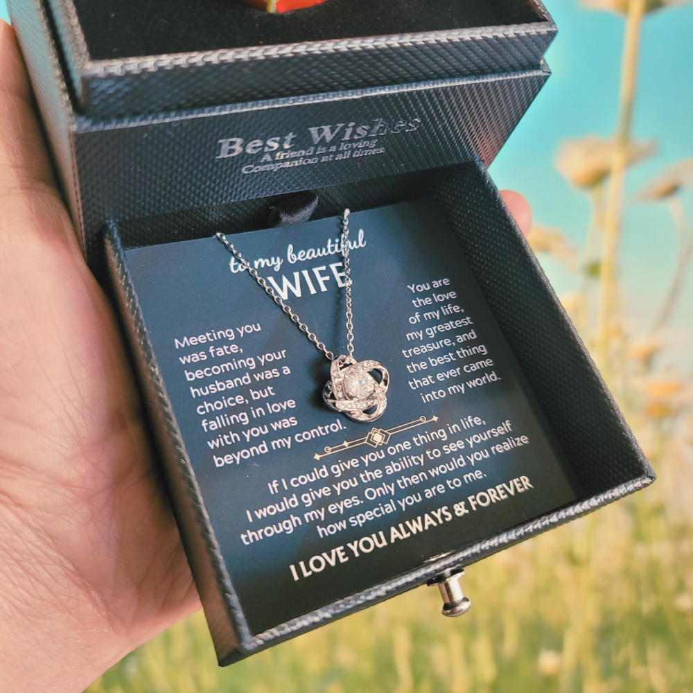 [To my wife] - One Rose, One Love box w/ Romantic Message Card