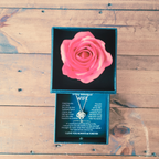 [To my wife] - One Rose, One Love box w/ Romantic Message Card