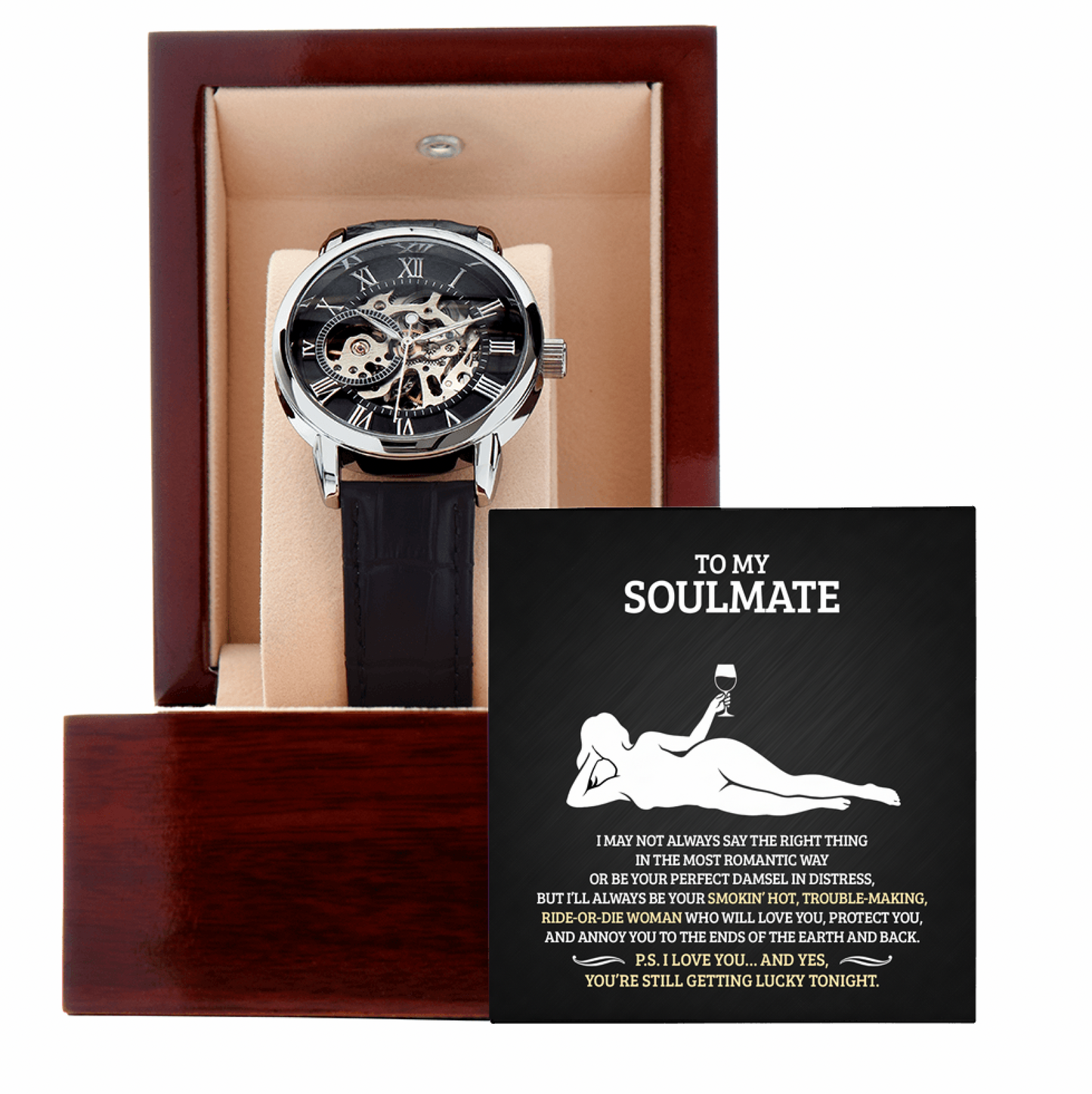 To My Husband  - Openwork Watch