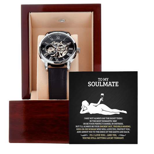 To My Husband  - Openwork Watch