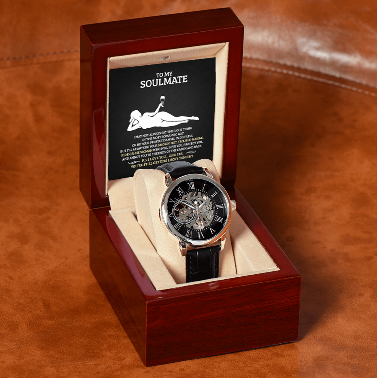 To My Husband  - Openwork Watch