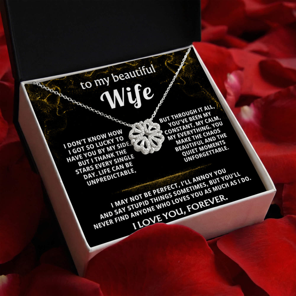 To My Wife, You are my everything, my constant.