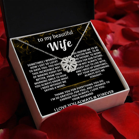 To My Wife, I love how you make me better.