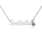 TO MY LOVING MOM CUSTOM NAME NECKLACE WITH BIRTHSTONE