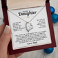 TO MY DAUGHTER PROTECT YOU FOREVER LOVE NECKALCE GIFT SET
