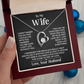 TO MY WIFE FIRST LOVE FOREVER LOVE NECKLACE GIFT SET