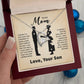 TO MY MOM MY LOVING MOTHER FOREVER LOVE