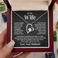 TO MY WIFE FIRST LOVE FOREVER LOVE NECKLACE GIFT SET