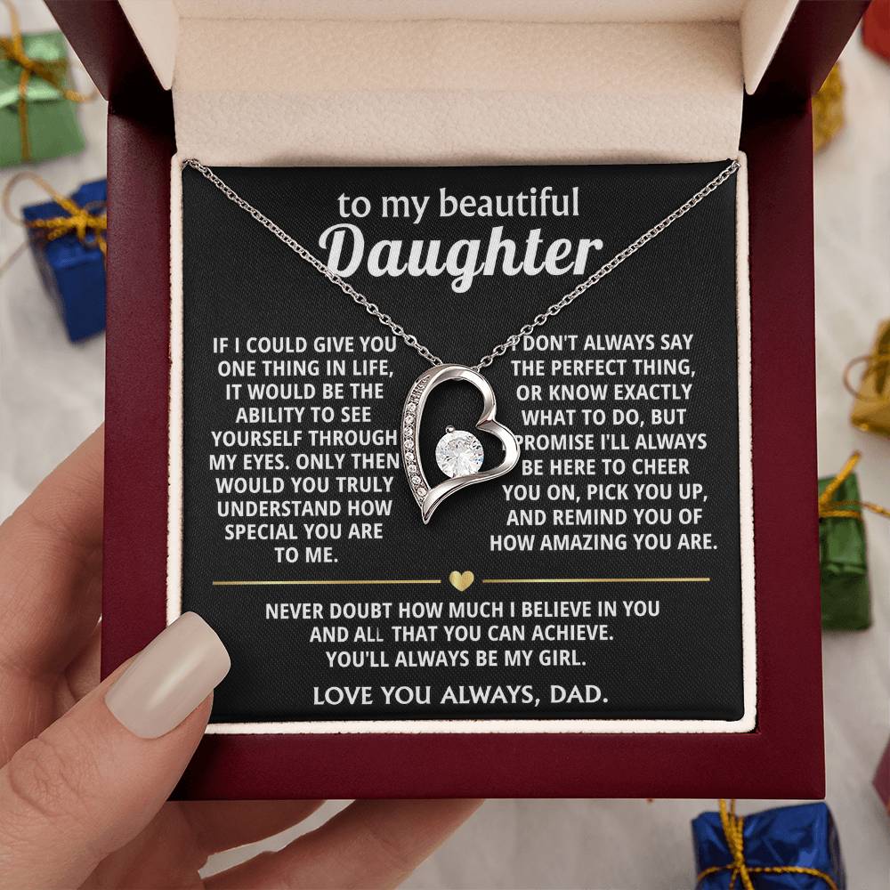 To My Beautiful Daughter, I wish you saw how special you are.