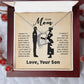 TO MY MOM MY LOVING MOTHER FOREVER LOVE