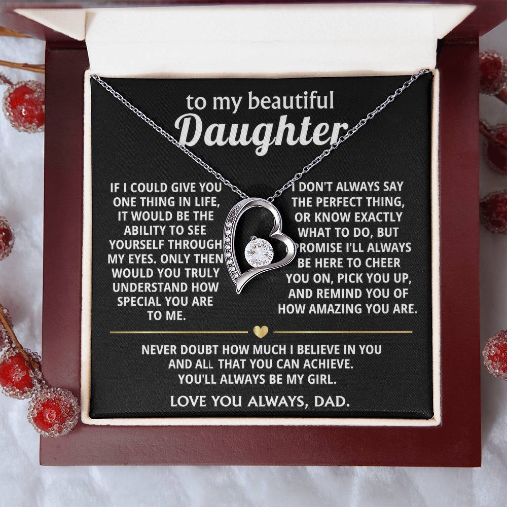 To My Beautiful Daughter, I wish you saw how special you are.