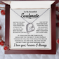 TO MY BEAUTIFUL SOULMATE THROUGH MY EYES FOREVER LOVE NECKLACE GIFT SET