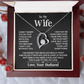 TO MY WIFE FIRST LOVE FOREVER LOVE NECKLACE GIFT SET