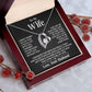 TO MY WIFE FIRST LOVE FOREVER LOVE NECKLACE GIFT SET