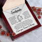TO MY BEAUTIFUL SOULMATE THROUGH MY EYES FOREVER LOVE NECKLACE GIFT SET