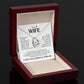 TO MY WIFE CHOICE FOREVE LOVE NECKLACE