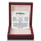 TO MY DAUGHTER PROTECT YOU FOREVER LOVE NECKALCE GIFT SET