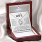 TO MY WIFE CHOICE FOREVE LOVE NECKLACE