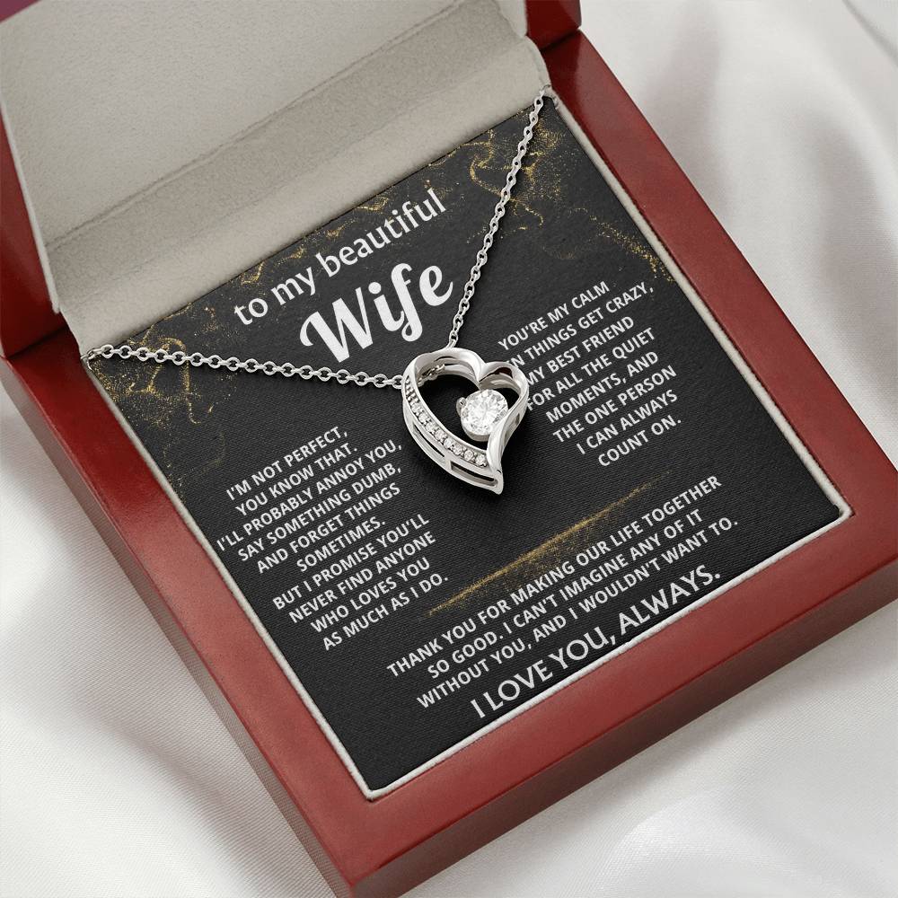 To My Wife, You make my life so good.