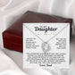 TO MY DAUGHTER PROTECT YOU FOREVER LOVE NECKALCE GIFT SET