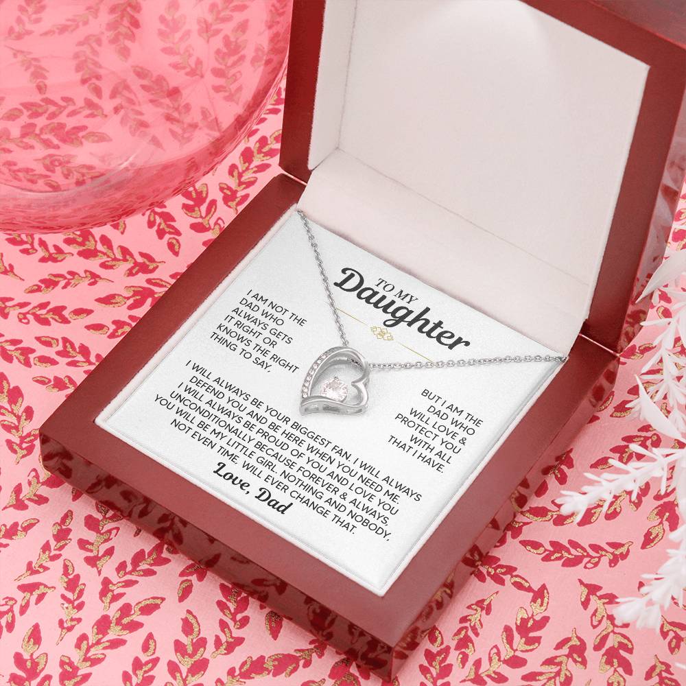 TO MY DAUGHTER PROTECT YOU FOREVER LOVE NECKALCE GIFT SET