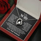 TO MY WIFE FIRST LOVE FOREVER LOVE NECKLACE GIFT SET