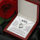 TO MY WIFE CHOICE FOREVE LOVE NECKLACE