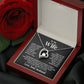TO MY WIFE FIRST LOVE FOREVER LOVE NECKLACE GIFT SET