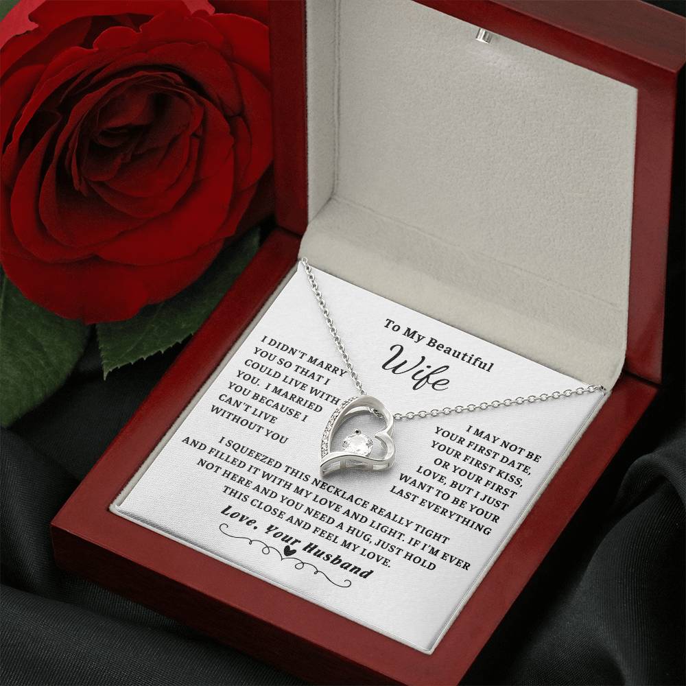 To My Beautiful Wife, just hold this close and feel my love