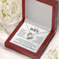 TO MY WIFE CHOICE FOREVE LOVE NECKLACE