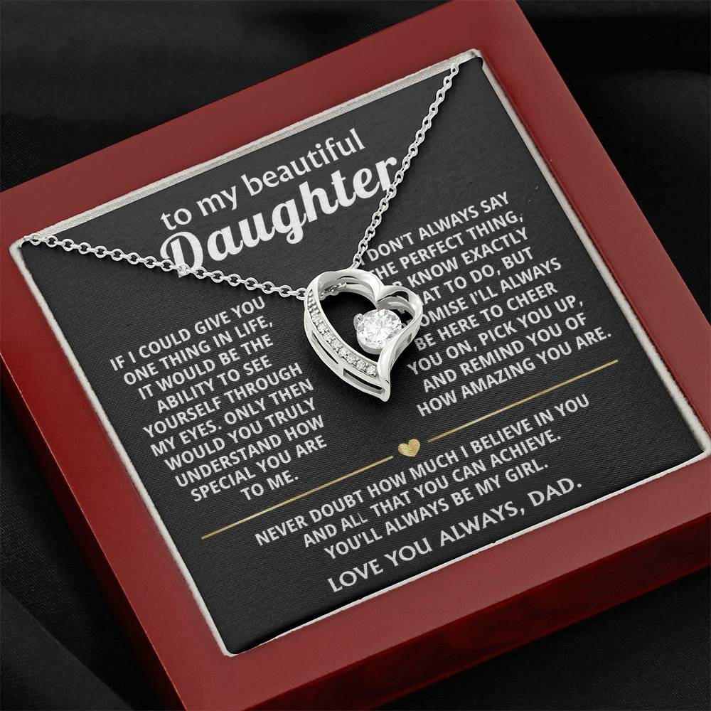 To My Beautiful Daughter, I wish you saw how special you are.