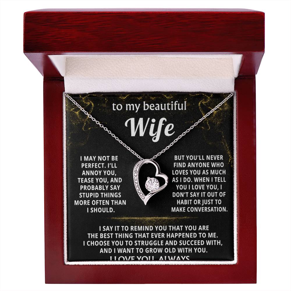 To My Wife, I love you more than anyone.