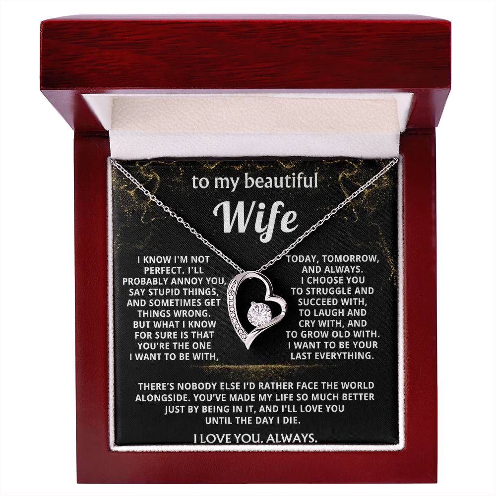To My Wife, You make my life so much better.