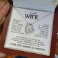 TO MY WIFE CHOICE FOREVE LOVE NECKLACE