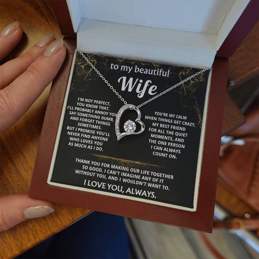 To My Wife, You make my life so good.