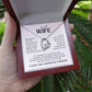 TO MY WIFE CHOICE FOREVE LOVE NECKLACE