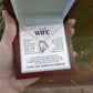 TO MY WIFE CHOICE FOREVE LOVE NECKLACE
