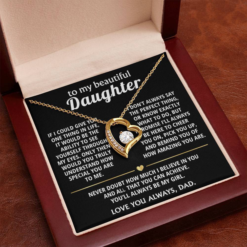 To My Beautiful Daughter, I wish you saw how special you are.