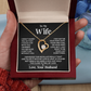 TO MY WIFE FIRST LOVE FOREVER LOVE NECKLACE GIFT SET