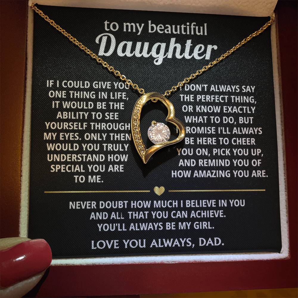 To My Beautiful Daughter, I wish you saw how special you are.