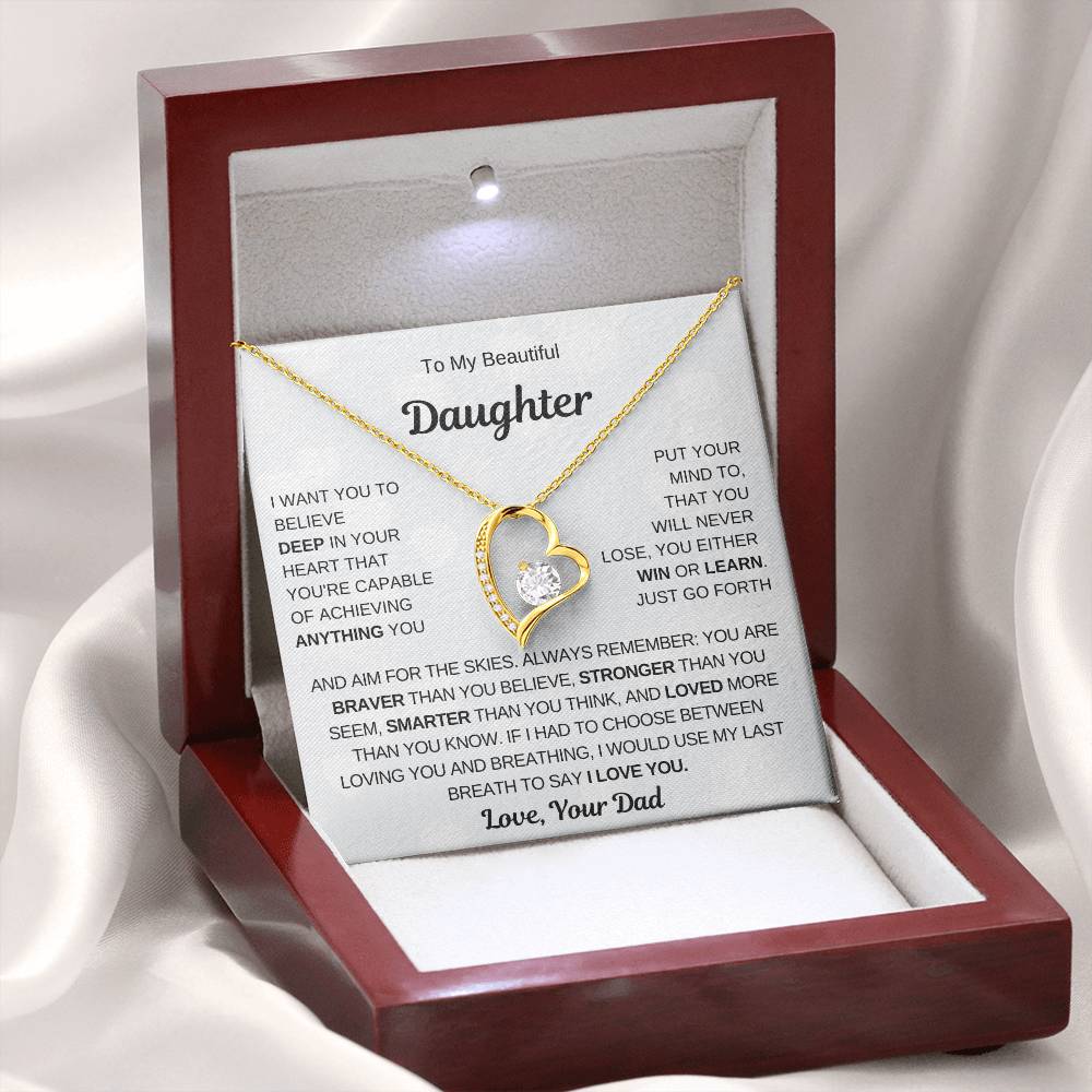 To My Beautiful Daughter, Just Go Forth Aim For The Skies