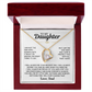 TO MY DAUGHTER PROTECT YOU FOREVER LOVE NECKALCE GIFT SET