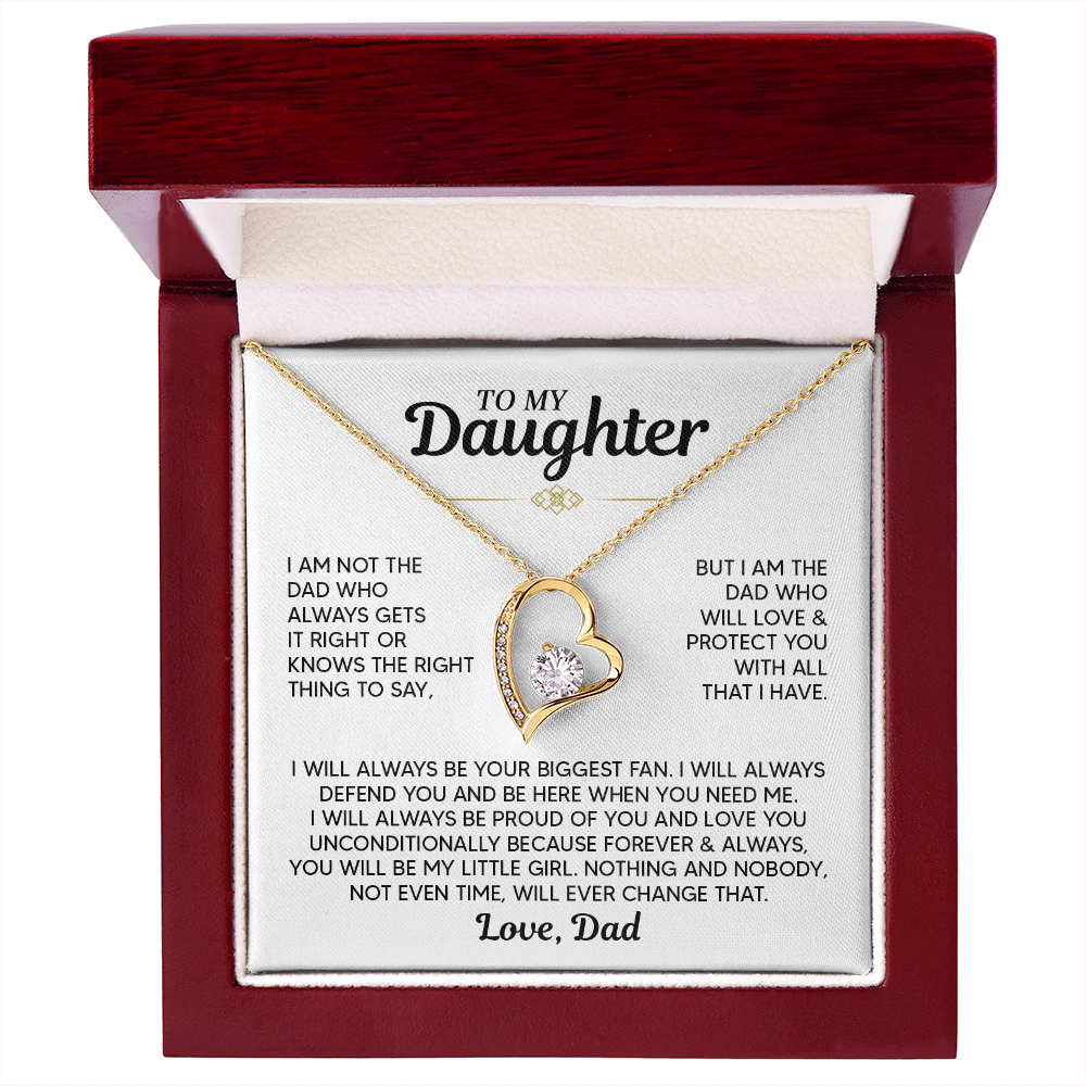 TO MY DAUGHTER PROTECT YOU FOREVER LOVE NECKALCE GIFT SET