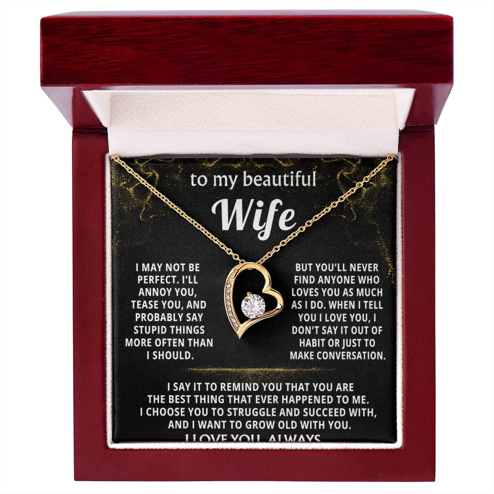 To My Wife, I love you more than anyone.