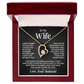TO MY WIFE FIRST LOVE FOREVER LOVE NECKLACE GIFT SET
