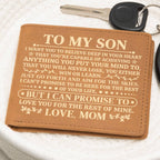 TO MY SON PROMISE YELLOW LEATHER WALLET