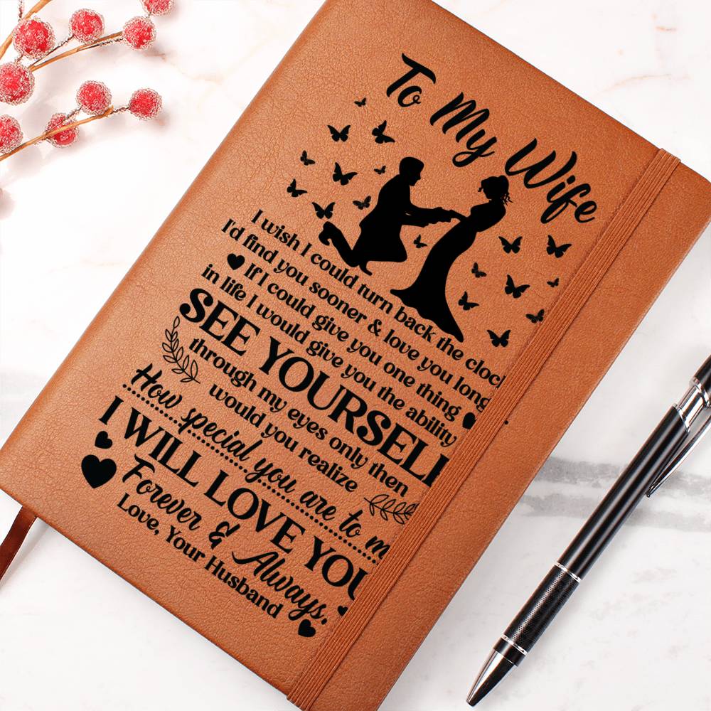 TO MY WIFE SOONER LEATHER JOURNAL