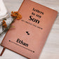 LETTERS TO MY SON PERSONALIZED JOURNAL
