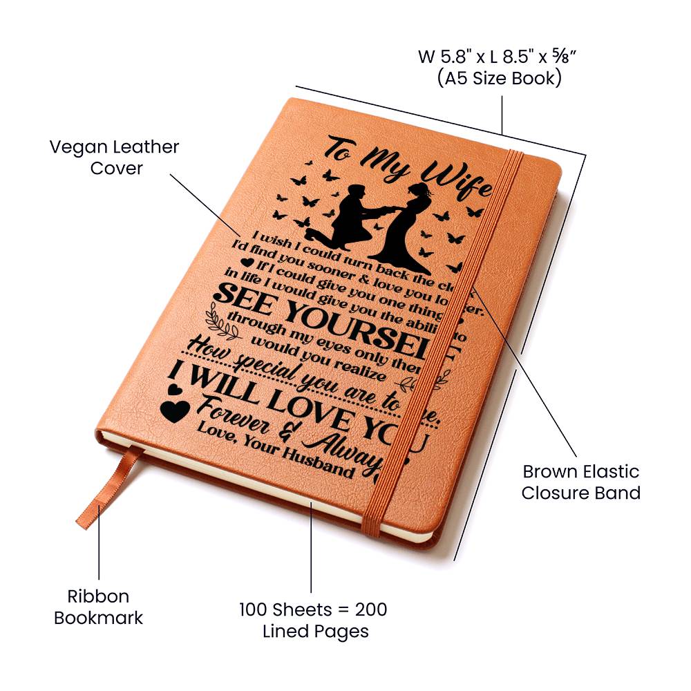 TO MY WIFE SOONER LEATHER JOURNAL